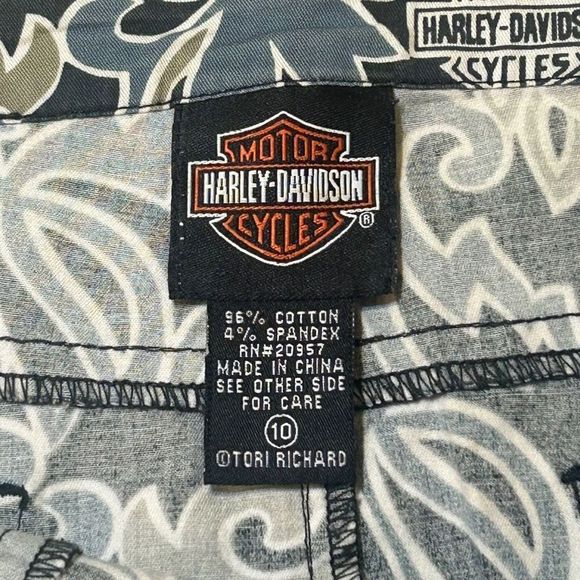 Harley Davidson Women's Multicolor Paisley Jacket And Skirt Set Medium/10 - Picture 16 of 16